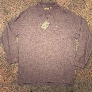 Men’s, warm, long sleeve, collared shirt.